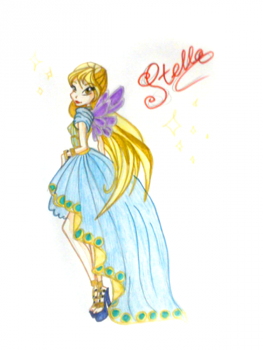 Стелла в платье принцессы от Mariel