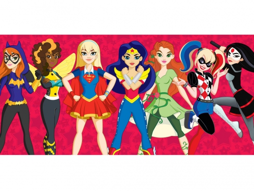 DC Super Hero Girls Super Hero High героини все вместе