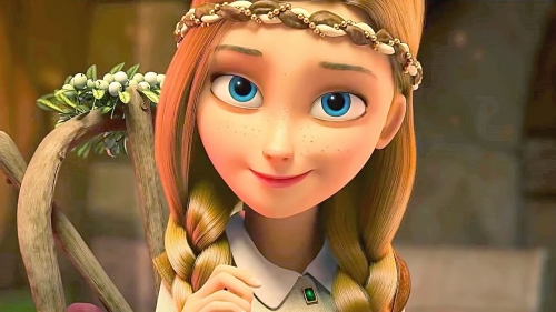 Снежная Королева красивый кадр с Гердой из мультфильма