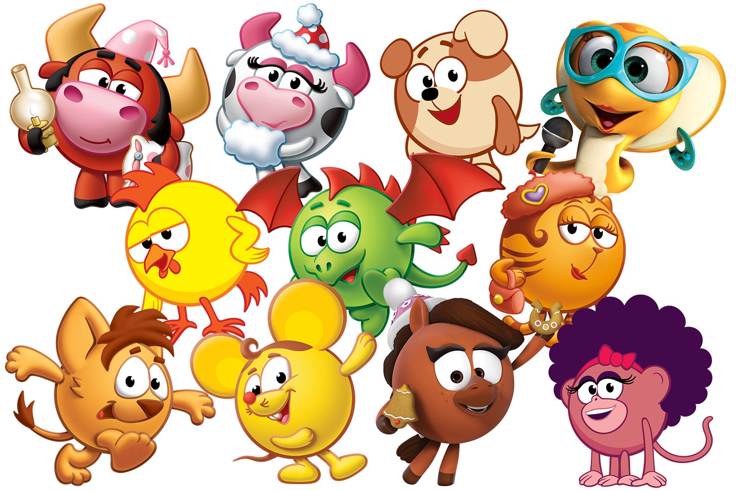 Смешарики символы года - Смешарики - YouLoveIt.ru