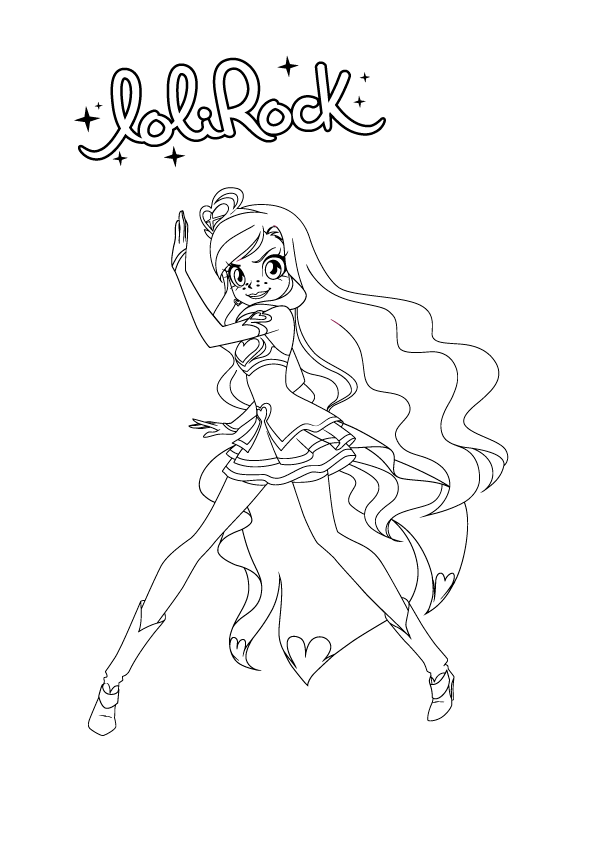 Download and print these lolirock coloring pages for free. Lolirock Talia Coloring Coloring Pages