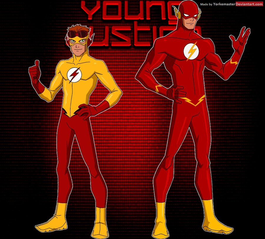 Флэш и КидФлэш Юная Лига Справедливости YouLoveIt.ru