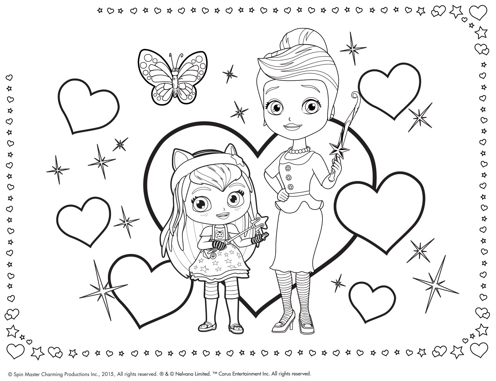 little charmers coloring pages - photo #25