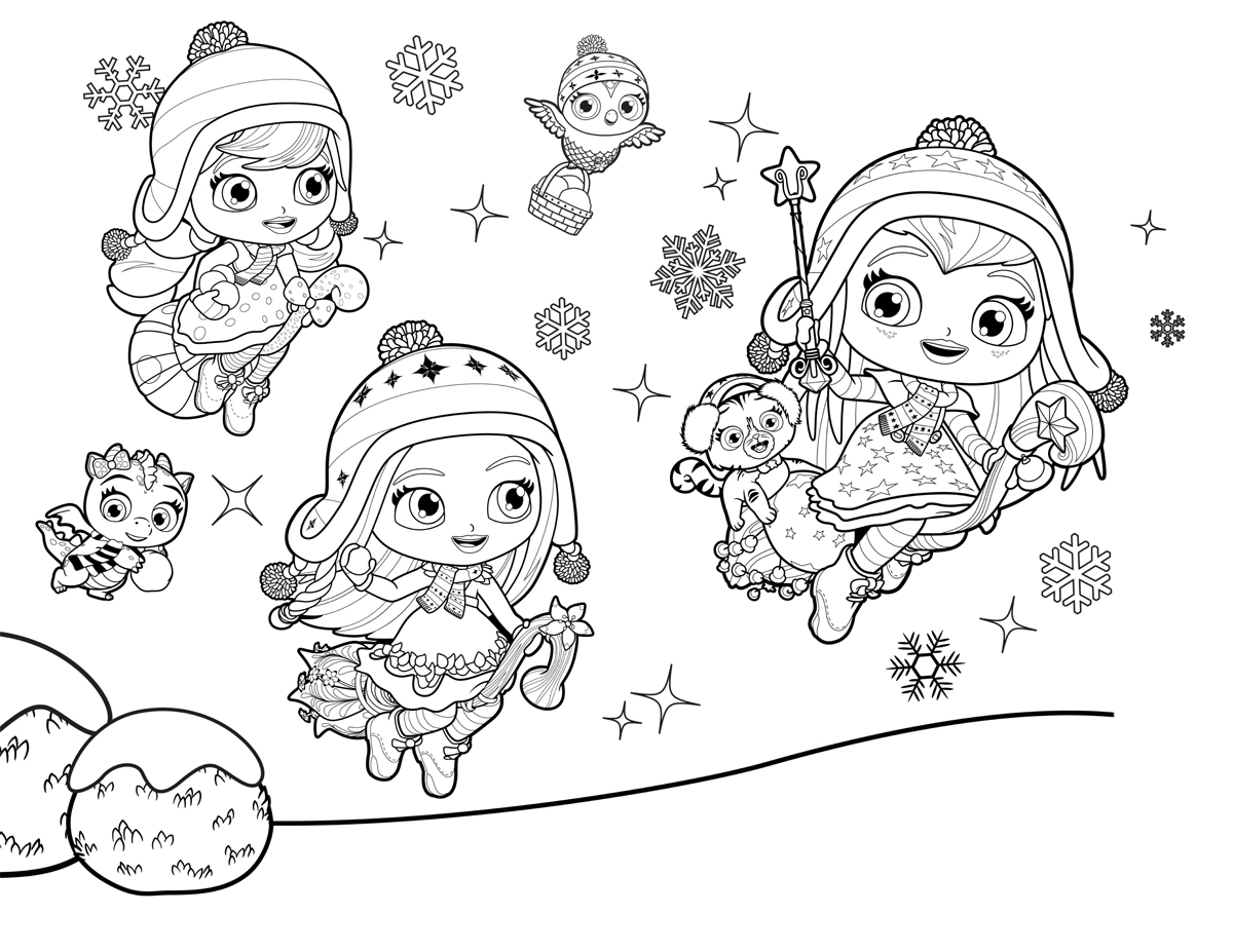 Little Charmers Coloring Pages Sketch Coloring Page