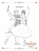 Раскраска Щелкунчик и четыре королевства балерина