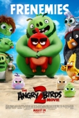 Angry Birds 2 в кино постер с Леонардом и Редом, а также другими персонажами