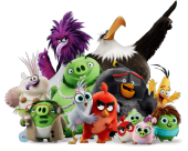 Angry Birds 2 в кино все персонажи на одной картинке, включая Зету и Кортни