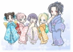 Красавицы в кимоно