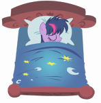 Twilight Sparkle спит