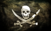 Пираты Карибского Моря обои на рабочий стол флаг