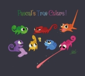 Все цвета хамелеона Паскаля :)