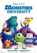 Университет Монстров постер с главными героями