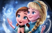 Холодное Сердце маленькие Анна и Эльза