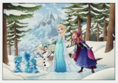 Анна, Эльза и снеговик Олаф