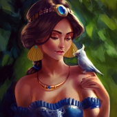 Принцесса Жасмин и птица