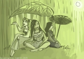 Три принцессы под дождем