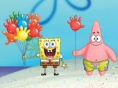 Губка Боб и Патрик с шариками