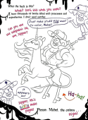 Раскраска Гравити Фолз - Супер сильный Диппер верхом на единороге