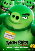 Angry Birds в кино постер со свиньями и Леонардом