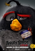 Angry Birds в кино постер с обугленным Бомбом