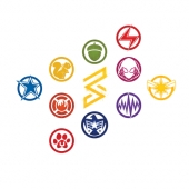Marvel Rising Secret Warriors логотипы персонажей