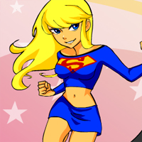 Одевалка Супердевушки / Supergirl