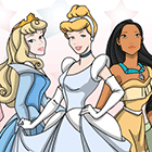 Онлайн раскраска с принцессами Диснея