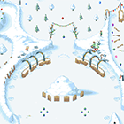 Игра: зимний пинбол со снежками
