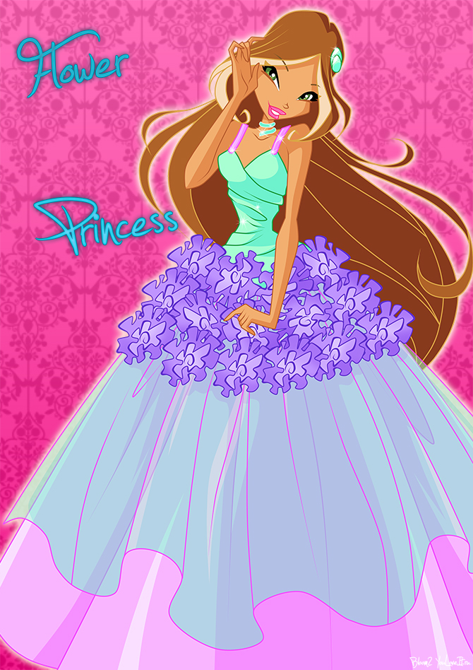 Плакат Винкс Флора "Цветочная Принцесса"