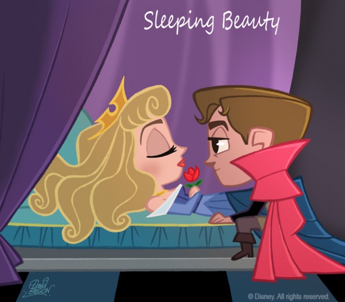 Картинки чибиков Принцесс Disney