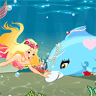 Игра для девочек: одевалка дельфина - друга русалки