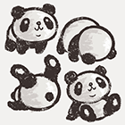 Кавайняшка: Рисунки панды