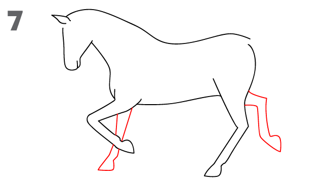 Как легко и быстро нарисовать лошадь