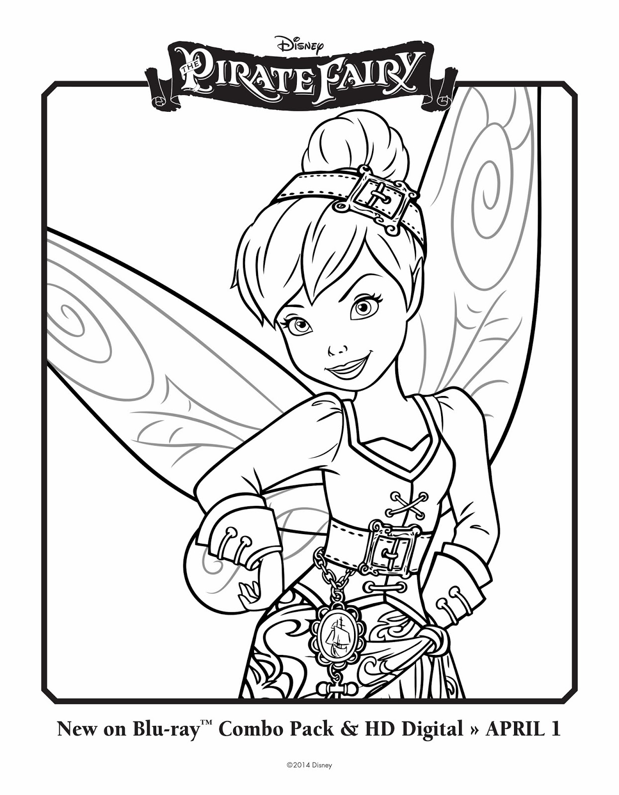 sabrina pirate fairy coloring pages - photo #8