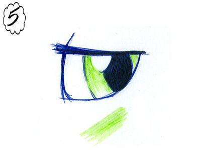 Способ рисования глаз пони