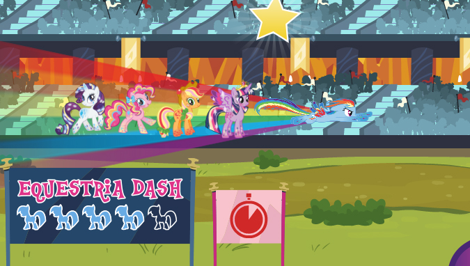 Игра Дружба это Чудо Rainbow Power: Эквестринская радуга Дэш