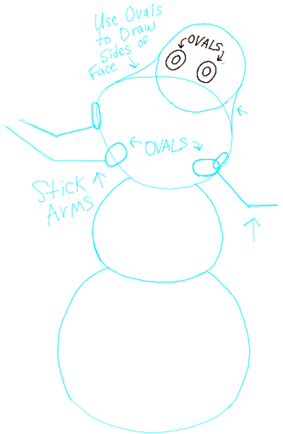 Урок рисования: Анна и Эльза лепят снеговика
