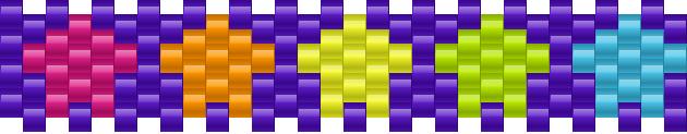 Поделки: Схема плетения кавайных фенечек из бисера