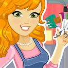 Игра для девочек: Уборка в салоне красоты