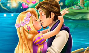 Игра для девочек: Поцелуи Рапунцель и Юджина