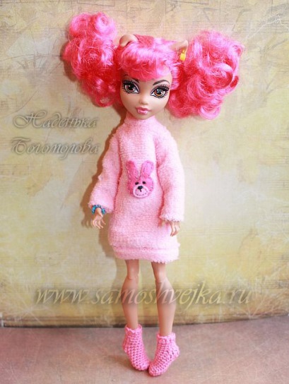 🧖🏻‍♀️ Как сшить халат для куклы/ одежда для Barbie своими руками/одежда для кукол своими руками
