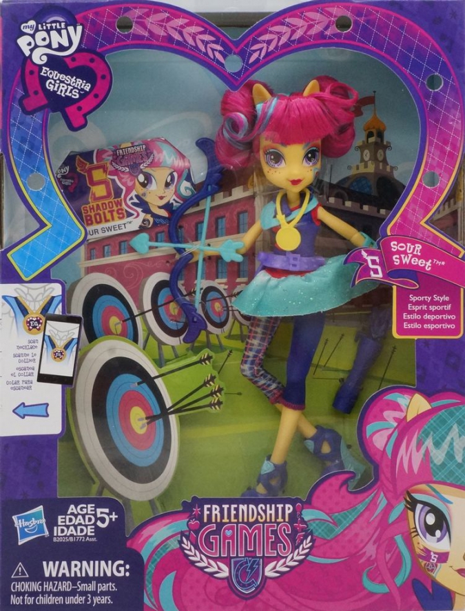 Девушки Эквестрии: Куклы лучниц из коллекции Friendship Games в коробках
