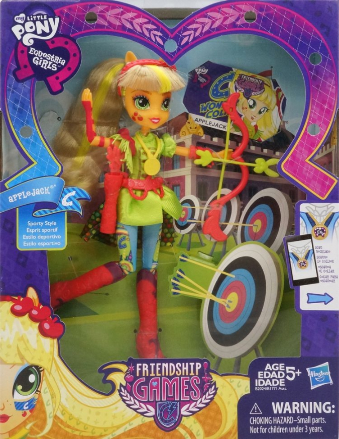 Девушки Эквестрии: Куклы лучниц из коллекции Friendship Games в коробках