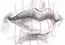Рисование: Как рисовать губы