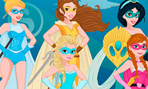 Игра для девочек: Дисней Принцессы супер героини