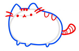Как рисовать кота Пушина