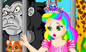Игра для девочек: Принцесса Джульетта и побег из зоопарка