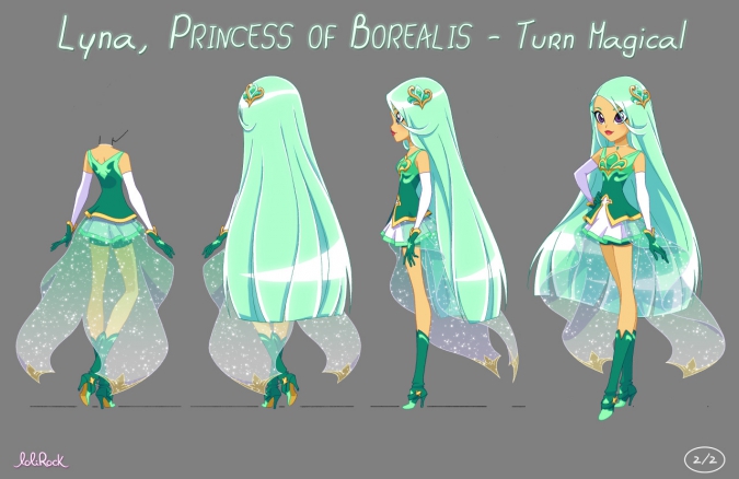 Новые принцессы Лолирок: Лина и Карисса (концепт арты)
