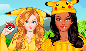 Игра для девочек: Одевалка поклонницы покемонов