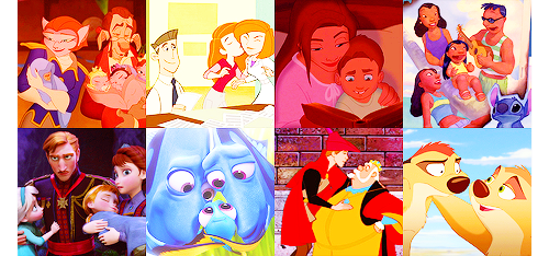 Семья в мультфильмах и кино